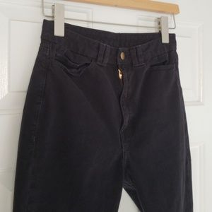 American Apparel High Waisted Jean w/Zippers
